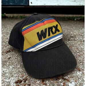 Subaru WRX Vintage K-Products Flex Fit Hat M/L Color Stripe Racing Cap EUC